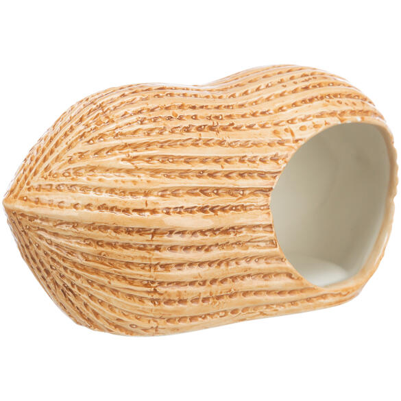 Домик керамический "TRIXIE" для грызунов в виде арахиса, 17*8*8см