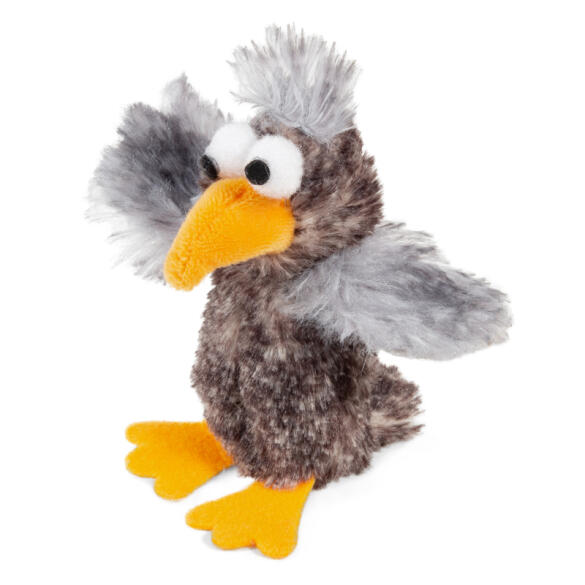 Игрушка GiGwi для кошек Утка с шариками с кошачьей мятой, 13см