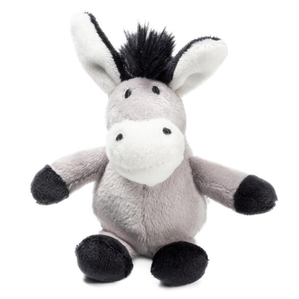 Игрушка GiGwi для собак Ослик с пищалками, 10см