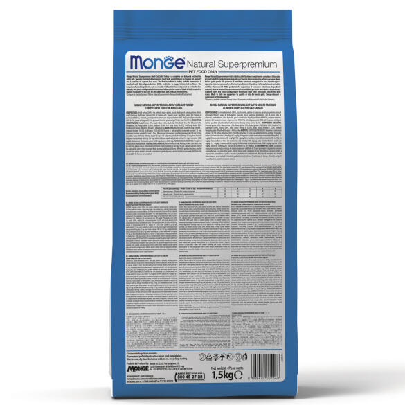 1,5кг Корм Monge Cat Urinary для кошек с профилактикой мочекаменной болезни