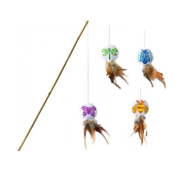 Игрушка Hunter Display Cat Toy Insect with dangler для кошек