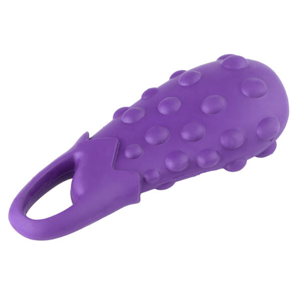 Игрушка Mr.Kranch Баклажан с ароматом сливок для собак Фиолетовый, 17см