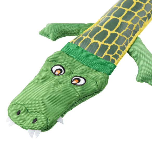 Игрушка Mr.Kranch Крокодил с пищалкой для собак Зеленая, 65см