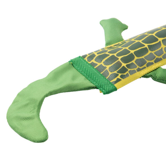 Игрушка Mr.Kranch Крокодил с пищалкой для собак Зеленая, 65см