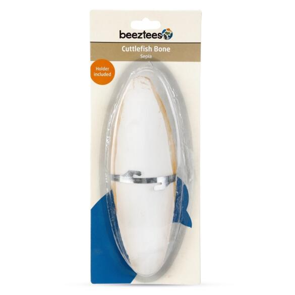 Минеральный камень Beeztees для птиц "Кость каракатицы", 11,5см