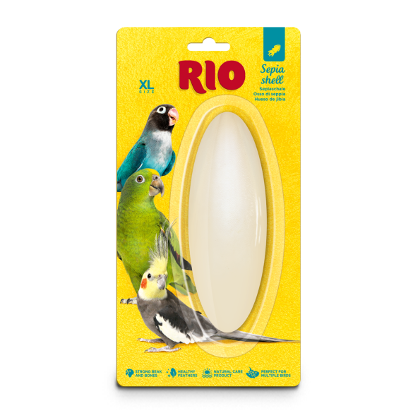 Кость сепии RIO для декоративных птиц, размер XL