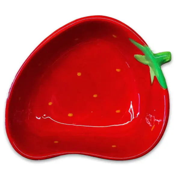 Миска Mr.Kranch керамическая для животных Клубничка, 250мл