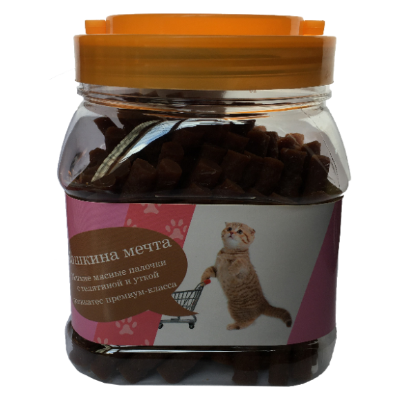 Лакомство в развес О-Дог Палочки для котов Телятина, Утка 1кг