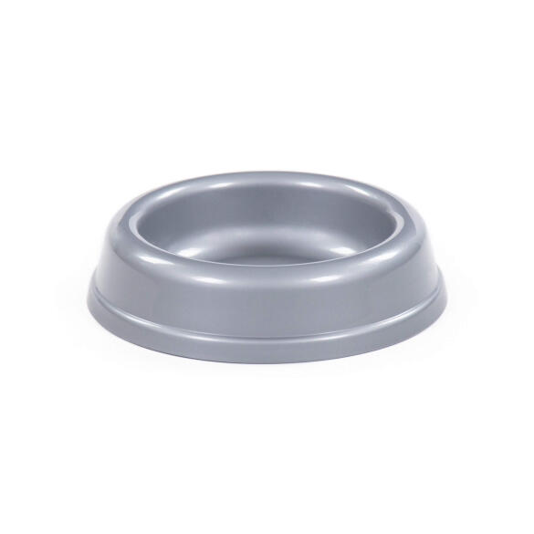 Миска круглая Полесье для кошек и собак Серо-Синяя, 0,125л