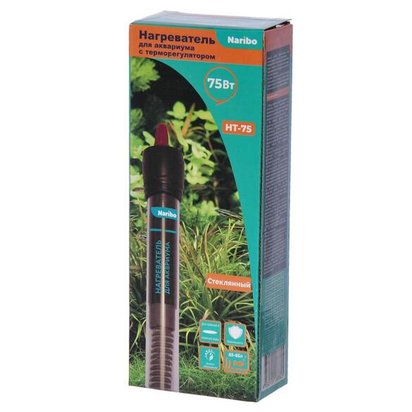 Нагреватель Naribo 75W (10-30л) стеклянный