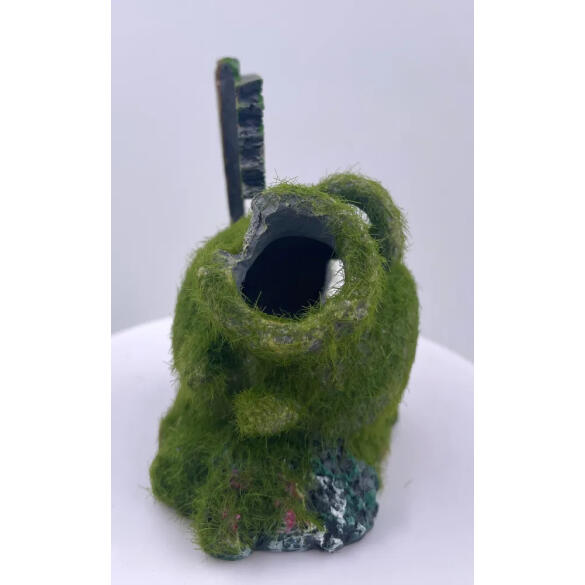 Декорация Marlin Aquarium "Рыбалка запрещена, кувшин" для аквариума, 9,4*6*9,5см