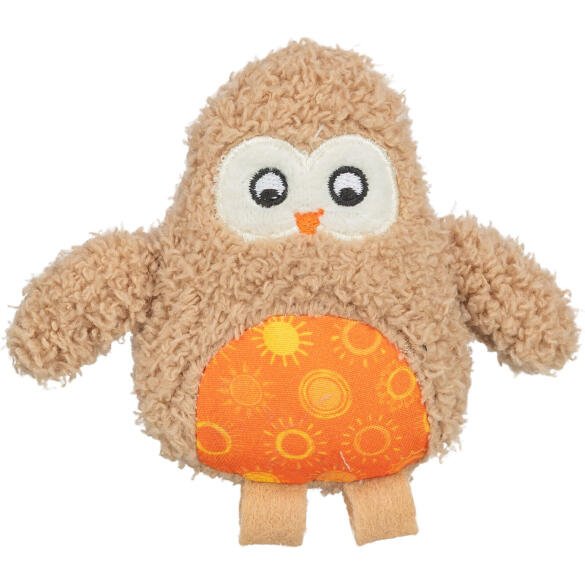 Игрушка TRIXIE для кошек плюшевая с кошачьей мятой "Сова", 10см