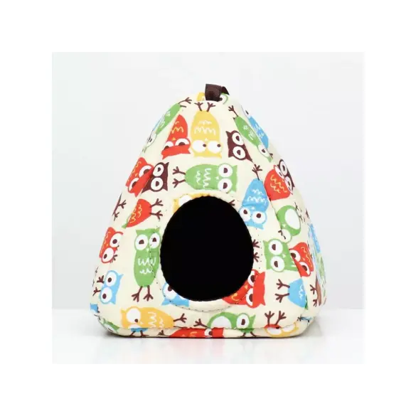 Домик LOORI вигвам для грызунов Совы, 17*17*17см