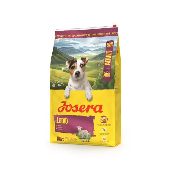 3кг Корм Josera MINI Adult with Lamb ( Mini 25/17) беззерновой для взрослых собак мелких пород, с Ягнёнком, овощами, фруктами и травами