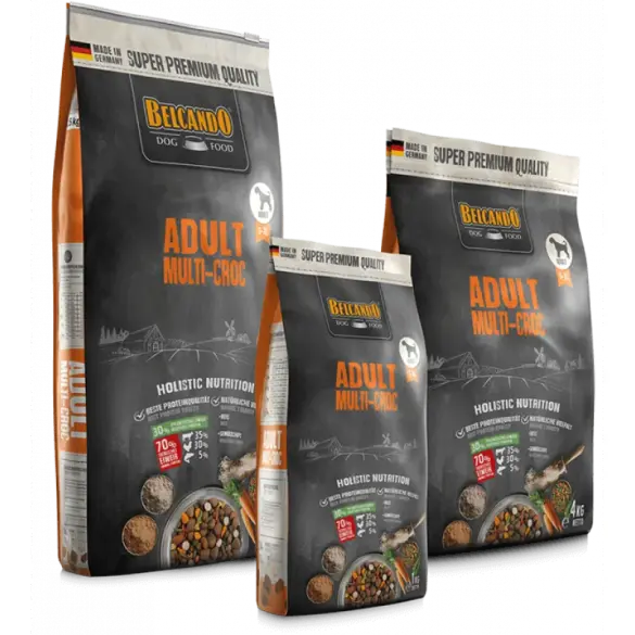 4кг Корм Belcando Adult Multi Croc для взрослых собак любых пород с нормальным уровнем активности с Говядиной