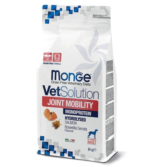 2кг Корм Monge VetSolution Dog Joint Mobility Ветеринарная диета для собак и щенков при заболеваниях суставов