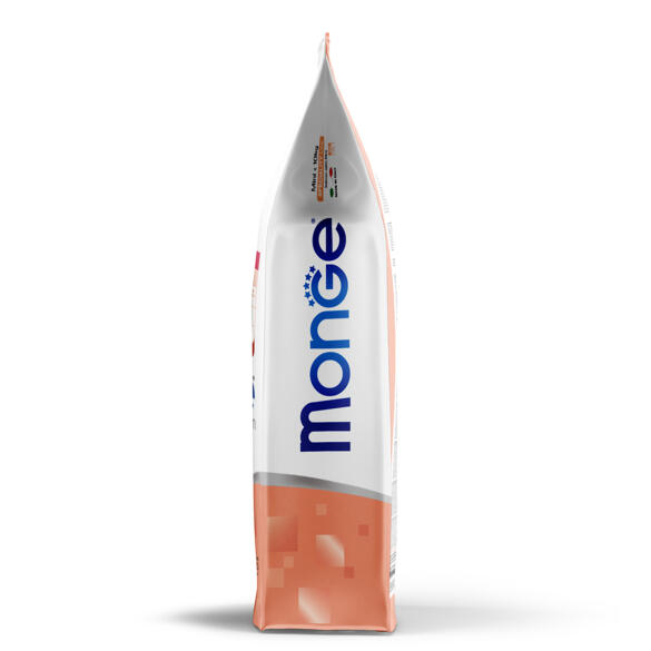 7,5кг Корм Monge Puppy&Junior Mini SP Monoprotein Salmon/Rice для щенков мелких пород с 2 месяцев с Лососем и рисом