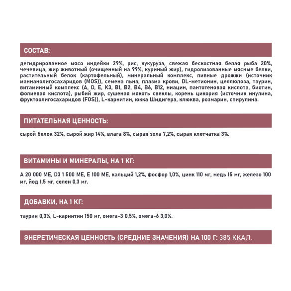 10кг Корм Award SPECIAL CARE Sensitive Skin&Coat для взрослых кошек для здоровой кожи и шерсти со свежей белой Рыбой