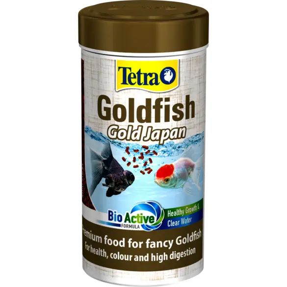 Корм Tetra Goldfish Gold Japan для золотых рыбок в виде гранул-шариков, 250мл