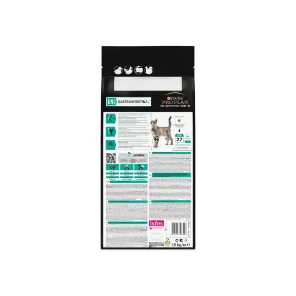 1,5кг Корм PRO PLAN Veterinary Diets EN ST/OX Gastrointestinal для взрослых кошек при патологии ЖКТ с Курицей