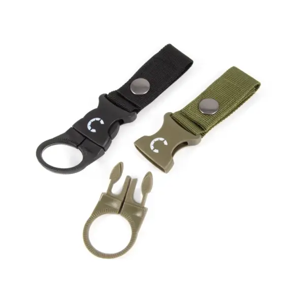 Держатели Следопыт подвесные для пластиковых бутылок 2шт, Чёрный и Зелёный