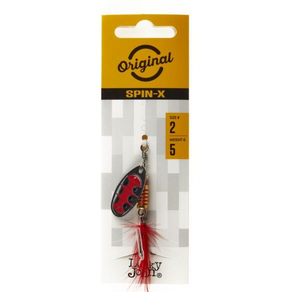 Блесна вращающаяся Lucky John SPIN X ROUND 02 SX1, 5г