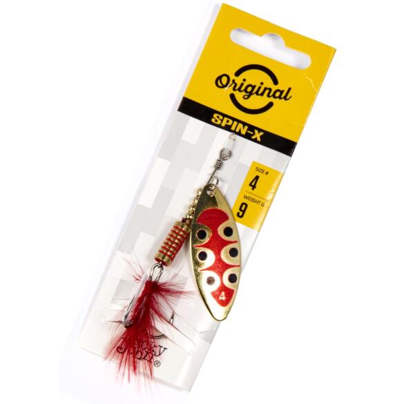 Блесна вращающаяся Lucky John SPIN X LONG 04 GX1, 9г