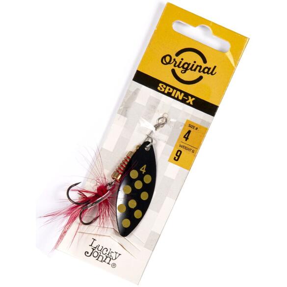 Блесна вращающаяся Lucky John SPIN X LONG 04 BF, 9г