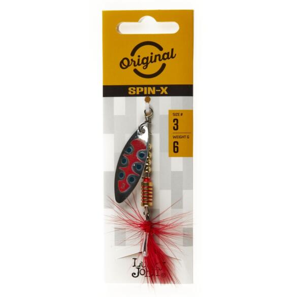 Блесна вращающаяся Lucky John SPIN X LONG 03 SX1, 6г