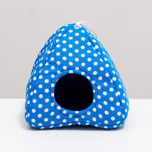 Домик-вигвам LOORI для грызунов Голубой, 17*17*17см