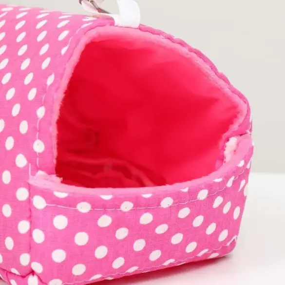 Домик-шалаш LOORI для грызунов Розовый, 17*22*17см