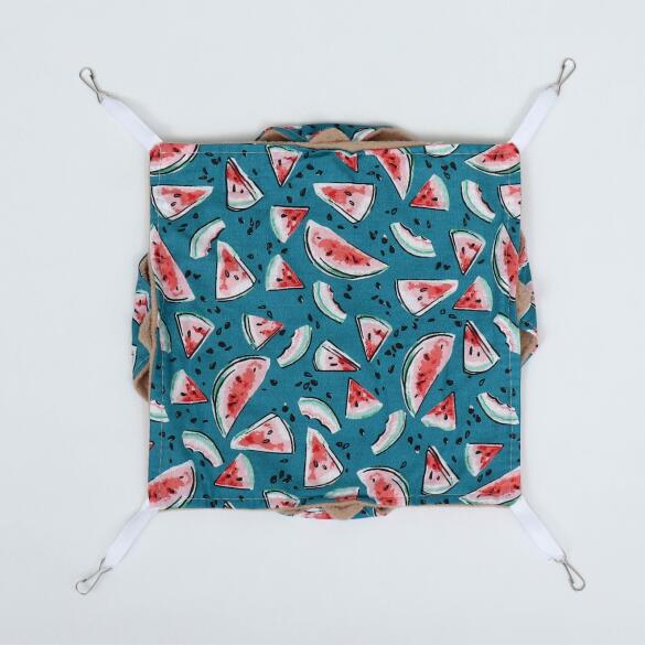 Гамак LOORI "Арбузики" для грызунов, 23*23см