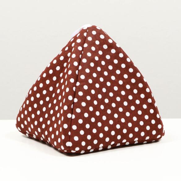 Домик-вигвам LOORI для грызунов Коричневый, 17*17*17см