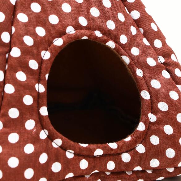 Домик-вигвам LOORI для грызунов Коричневый, 17*17*17см