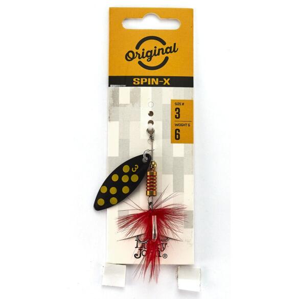 Блесна вращающаяся Lucky John SPIN X LONG 03 BF, 6г