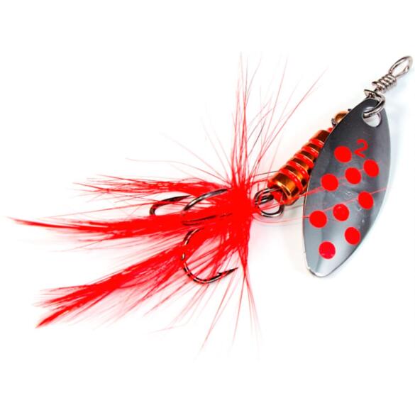 Блесна вращающаяся Lucky John SPIN X LONG 02 SR, 4г