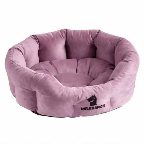 Лежанка Mr.Kranch для собак круглая Сирень 50*40*20см
