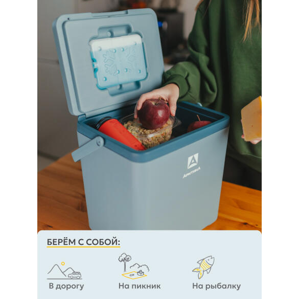 Изотермический контейнер Арктика Синий, 14л