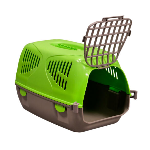 Переноска MPS SIRIO LITTLE для кошек и мелких собак Зелёная, 50*33,5*31см