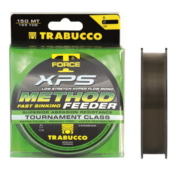 Леска TRABUCCO T-FORCE XPS METHOD FEEDER 150м (0,30мм)