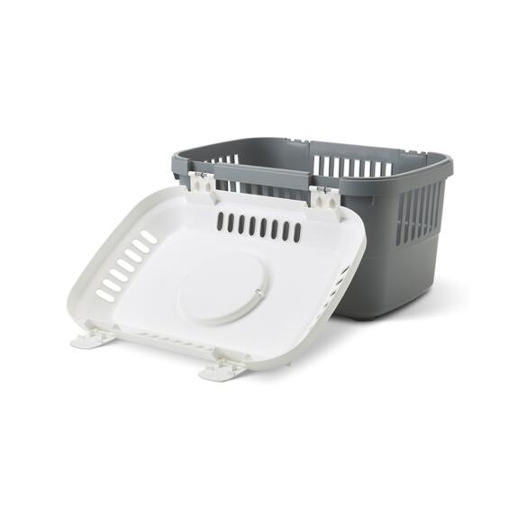 Переноска SAVIC Discovery для животных до 5кг Бело-Серая, 48,5*33*31,5см