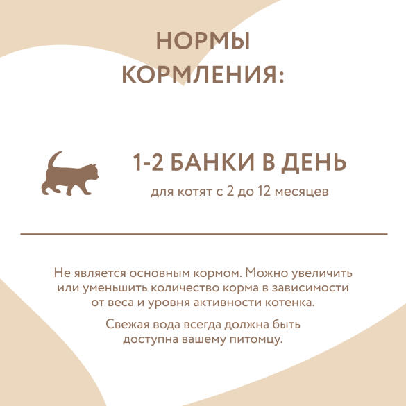 80г Влажный дополнительный корм Мнямс для котят старше 2 до 12 месяцев Тунец в нежном желе