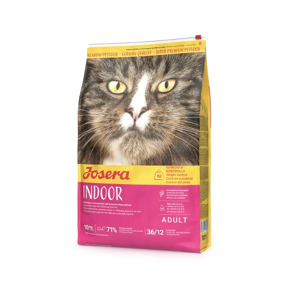 2кг Корм Josera Indoor (Adult 36/12) беззерновой для стерилизованных кошек с домашней Птицей, рыбой и чечевицей