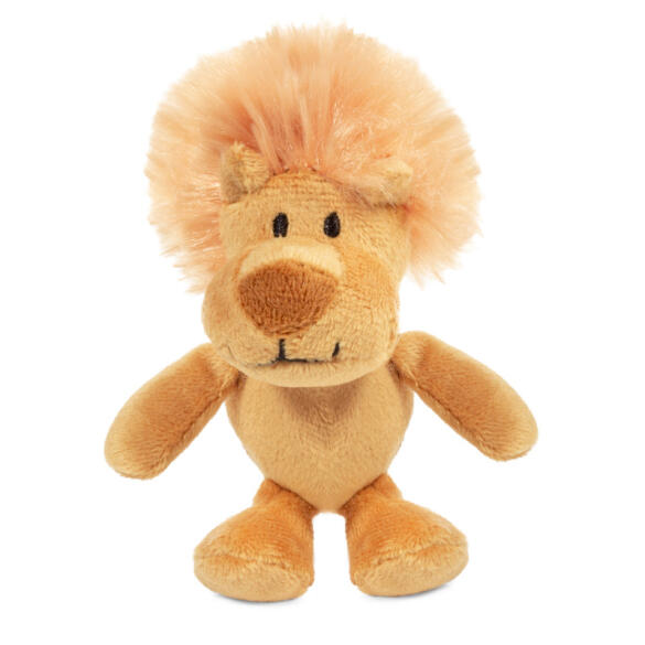 Игрушка Gigwi PLUSH FRIENDZ для собак Лев с пищалкой, 10см