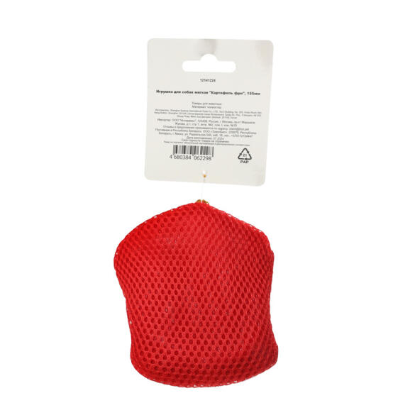 Игрушка Triol для собак мягкая "Картофель фри", 155мм