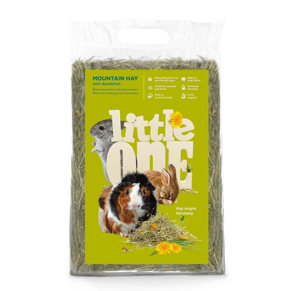 400г Корм Little One для грызунов Горное сено с одуванчиком