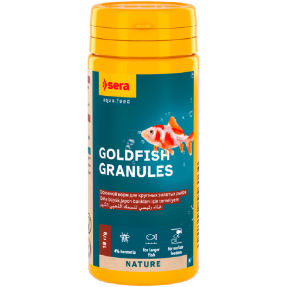 50мл Корм SERA Goldfish Granules гранулы для золотых рыбок