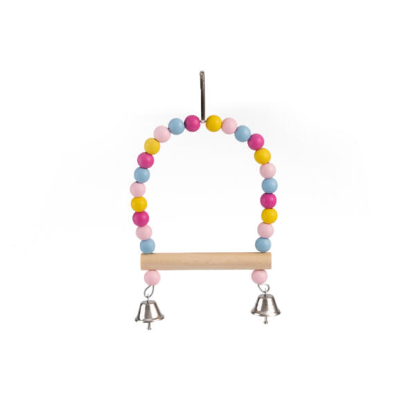 Качели WOGY для птиц с колокольчиками, 12*12,5см