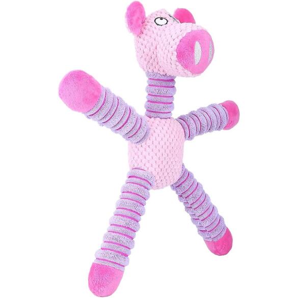 Игрушка-пищалка WOGY для собак Хрюша мягкая, 40*33*10см