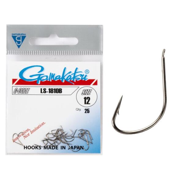 Крючки Gamakatsu HOOKS BRONZE LS-1810B №12, 25шт